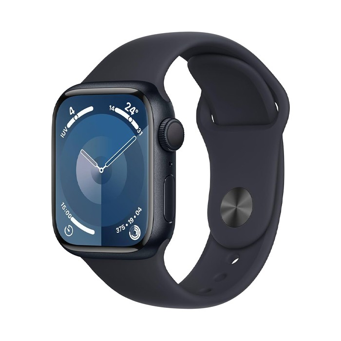 Smartwatch Apple Watch Series 9 GPS (A2978) Aluminium 41mm 64GB OLED Touchscreen Midnight [Grade A]