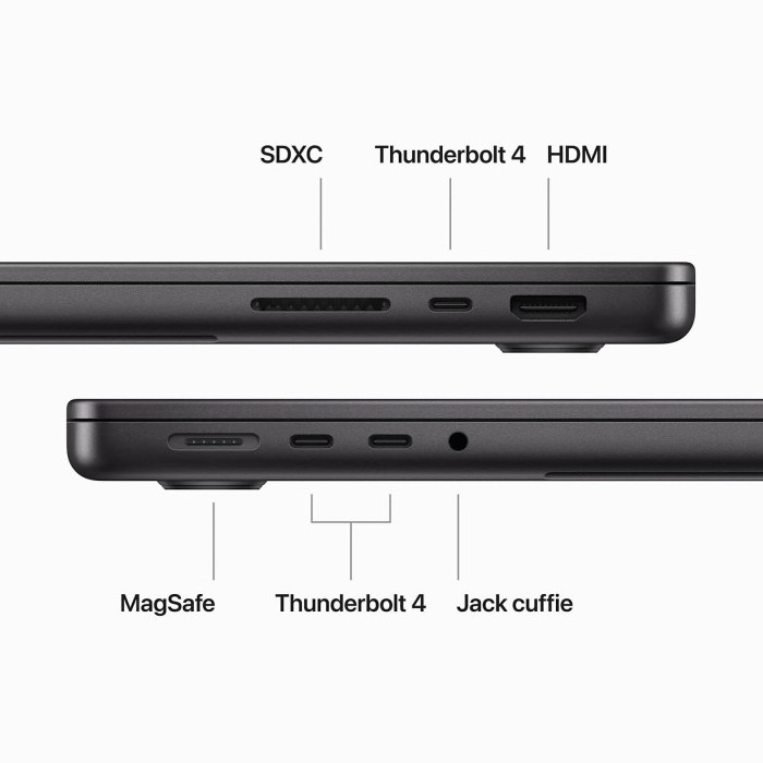 Apple MacBook Pro 14 MRX33T/A 2023 Chip M3 Pro 18GB 512GB SSD 14.2' CPU 11‑core GPU 14‑core Black [Grade B]