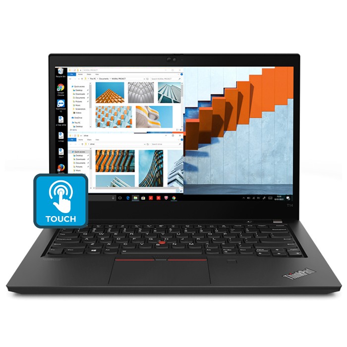 Notebook Lenovo ThinkPad T14 G1 Core i5-10310U 1.7GHz 16GB 256GB SSD 14' Touchscreen Windows 11 Pro [Grade B]