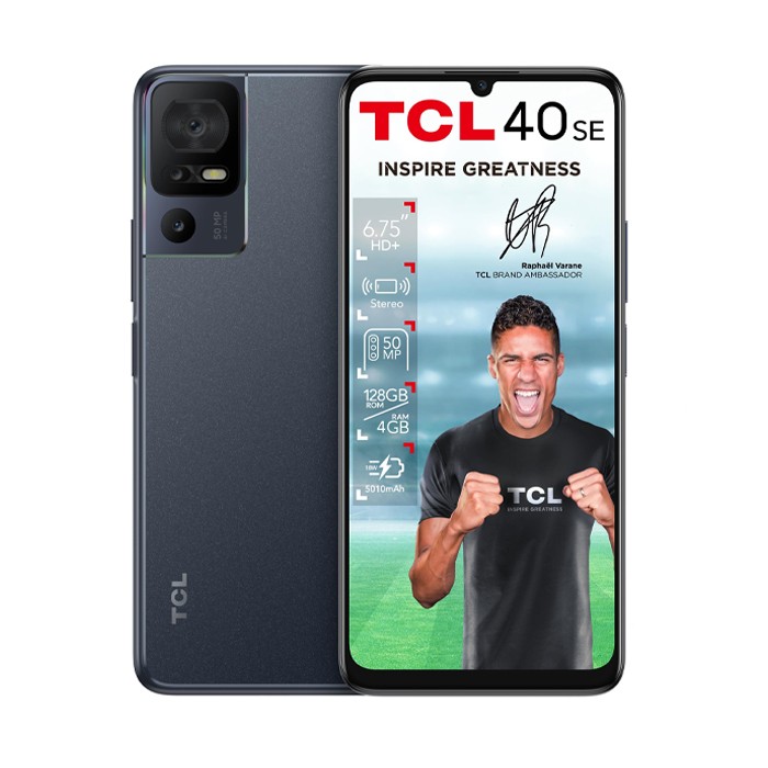 Smartphone TCL 40 SE 256GB 6.75' 50MP Gray [Grade B]