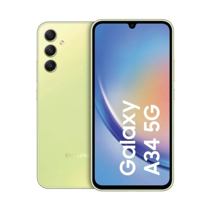 Smartphone Samsung Galaxy A34 5G SM-A346B 256GB 6.6' SuperAMOLED 48MP Lime [Grade A]