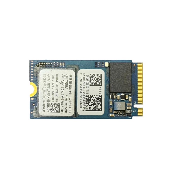 SSD WD Western Digital 512GB M.2 2242 PCIe Gen3 x4 NVMe 42mm - Lenovo FRU:5SS0X54153