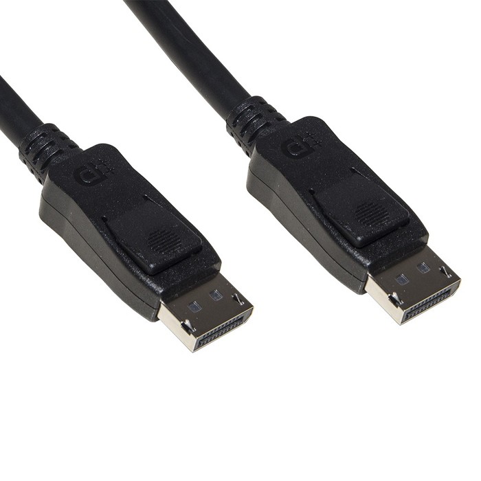 Cavo DisplayPort 1.4 Ultra HD 8000x4000 60Hz 32.4Gbps Maschio/Maschio 2m Rame Tpe Halogenfree Contatti Dorati