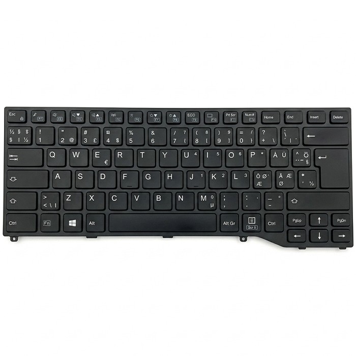 Tastiera QWERTY per Fujitsu LifeBook U7410 Series P/N CP724744-05 Originale