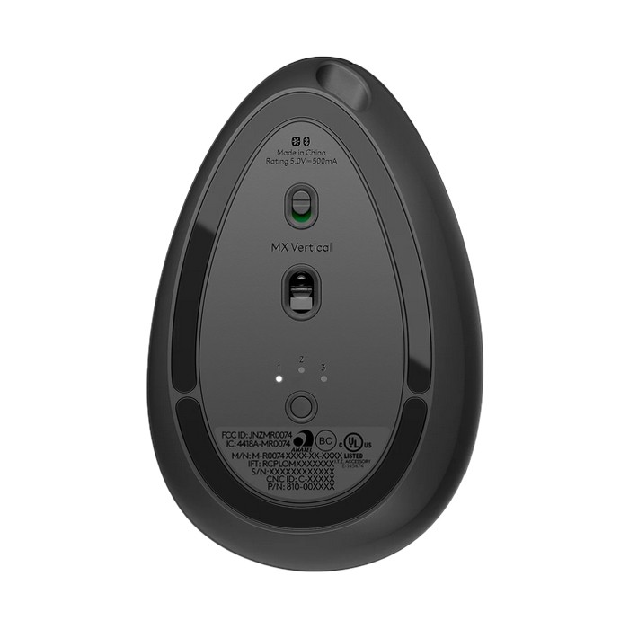 Mouse Logitech MX Vertical Bluetooth Ottico 4000 DPI Graphite [Grade A]
