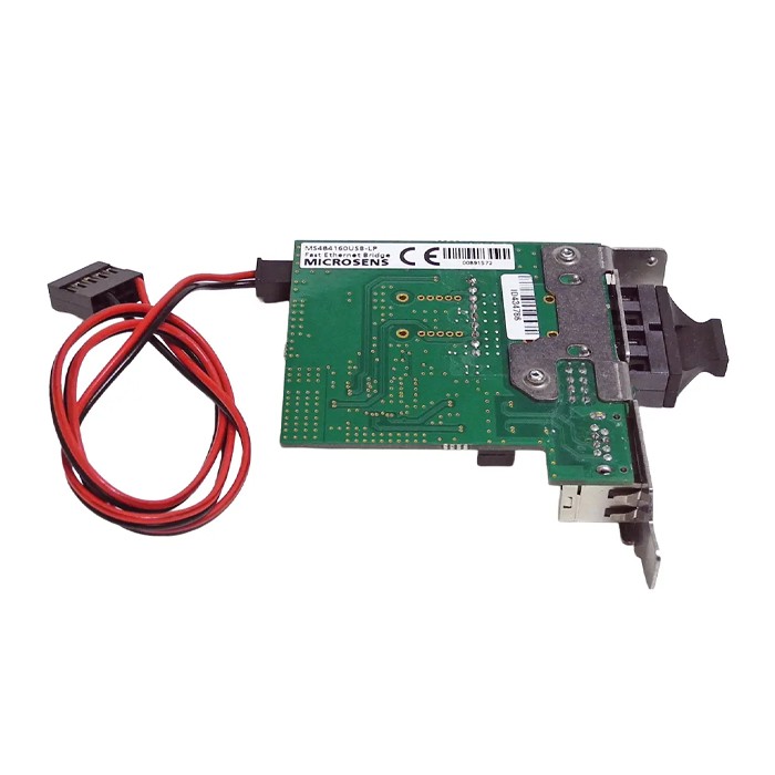 Microsens MS484160USB-LP Fast Ethernet Bridge PC Card 10/100Base-TX/100Base-FX 65x65 mm