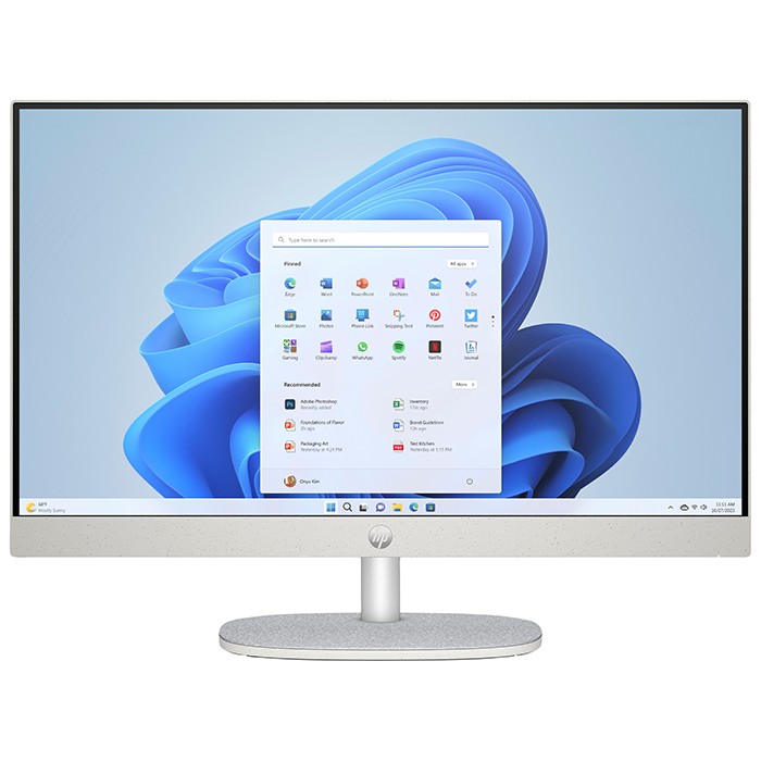PC HP All in One 24-cr0072nl AMD Ryzen 5 7520U 2.8GHz 16GB 512GB SSD 23.8' Full-HD LED Windows 11 Home