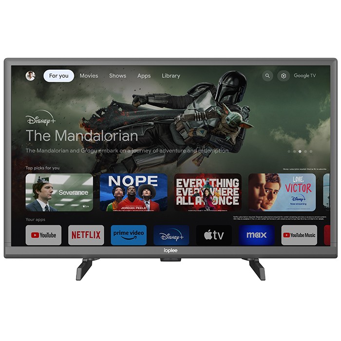 TV Ioplee IOP24GTV 32 Pollici 1366x768 HD Smart TV LED DVB-T2 Black [Grade B]