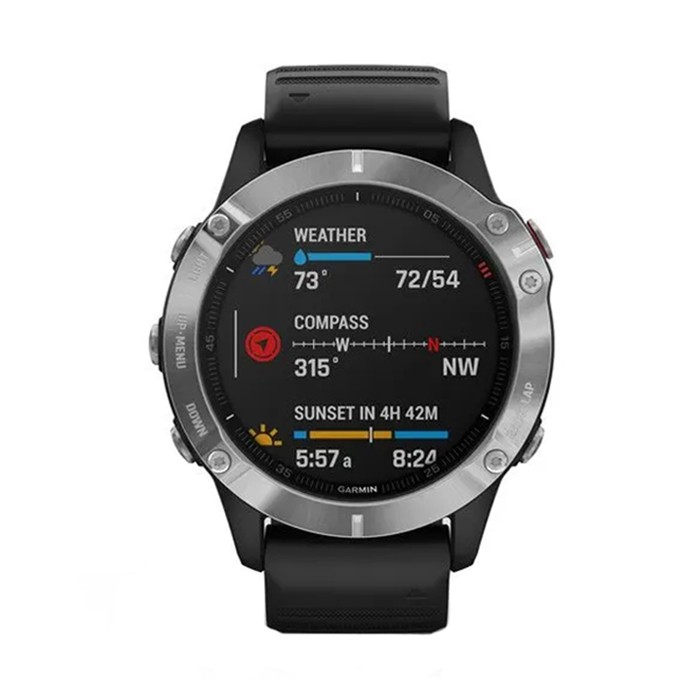 Smartwatch Garmin Fenix 6 Bluetooth GPS 47mm MIP Silver [Grade A]
