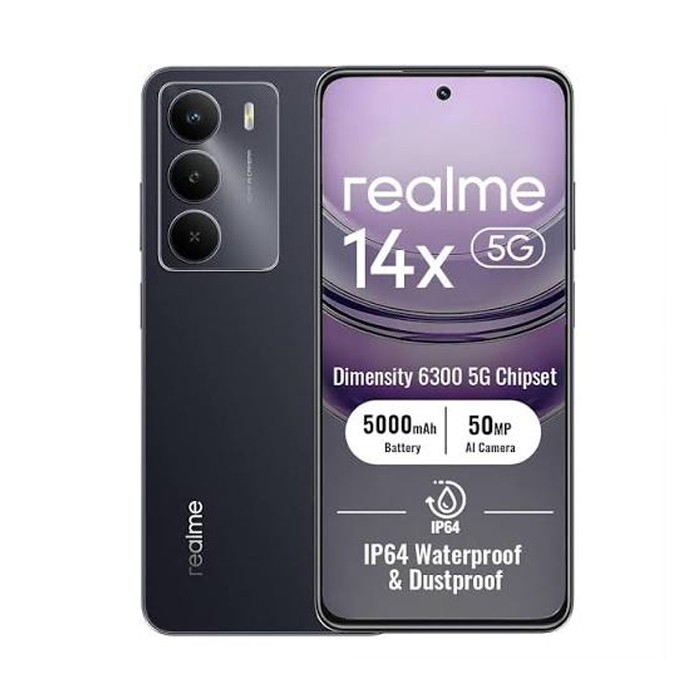 Smartphone Realme 14x 5G 256GB 6.67' AMOLED 50MP Black [Grade A]