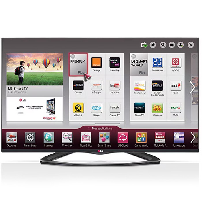 TV LG 55LA660S 55 Pollici 1920x1080 Full-HD Smart TV DVB-T Black