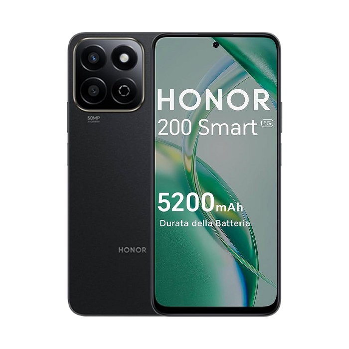 Smartphone Honor 200 Smart 5G 256GB 6.8' IPS LCD 50MP Midnight Black [Grade B]