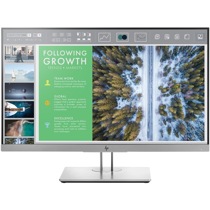 Monitor HP EliteDisplay E243 24 Pollici 1920x1080 LED Full-HD USB HDMI DisplayPort VGA Black-Silver [Grade B]