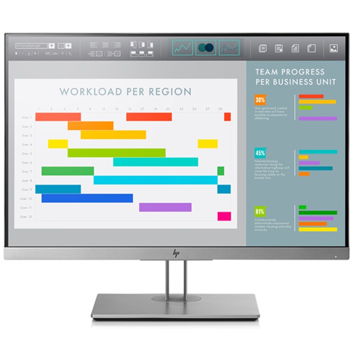 Monitor HP EliteDisplay E243i 24 Pollici 1920x1200 LED USB VGA HDMI DP Black-Silver [Grade B]