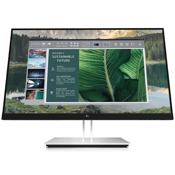 Monitor HP E24u G4 24 Pollici 1920x1080 LED USB HDMI DisplayPorts Black Silver