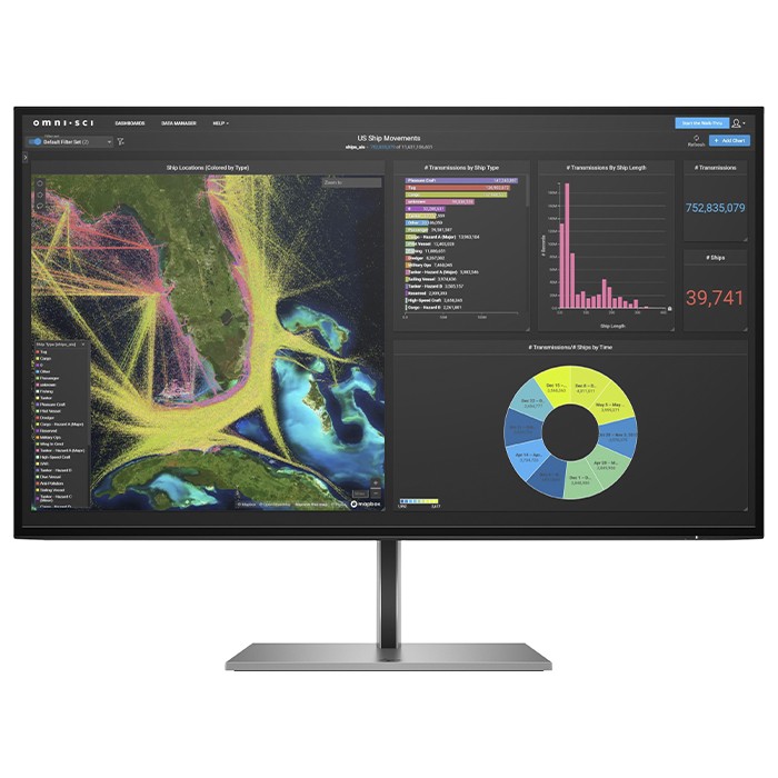 Monitor HP Z27k G3 27 Pollici 3840x2160 4K UHD USB HDMI DisplayPort Silver
