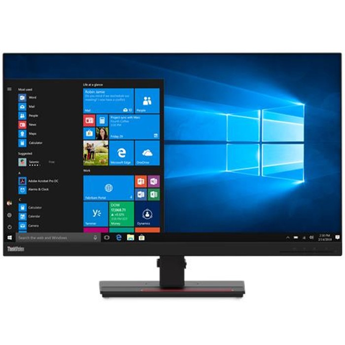 Monitor Lenovo ThinkVision T27q-20 27 Pollici 2560x1440 QHD LED HDMI DP Black