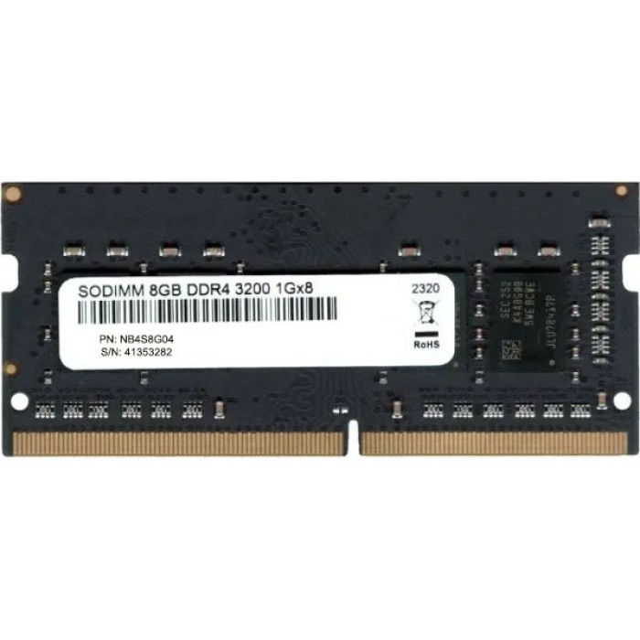Memoria RAM per Notebook 8GB DDR4 SO-DIMM 3200MHz 260-pin 