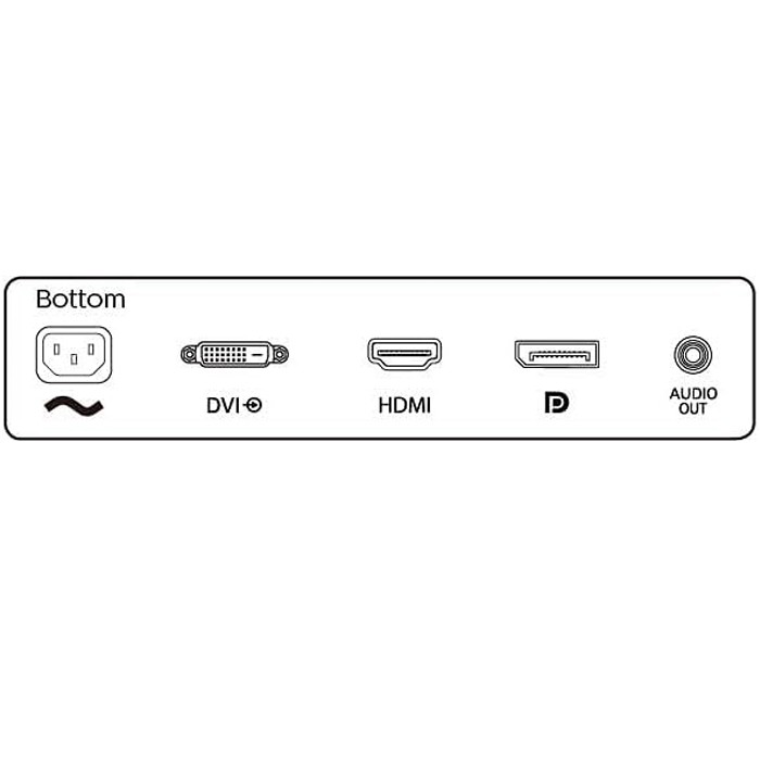 Monitor Philips 275S1 27 Pollici 2560x1440 Quad HD LED HDMI DisplayPort Black