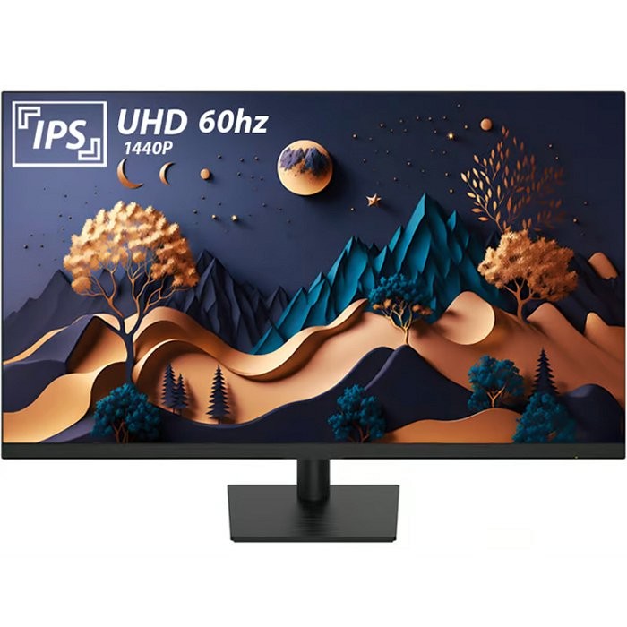 Monitor Voxicon D27QP 27 Pollici 2560x1440 2K QHD LCD DVI HDMI DisplayPort Black