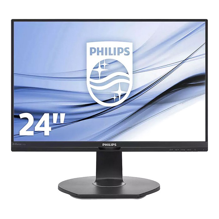 Monitor Philips Brilliance 241B7Q 24 Pollici 1920x1080 Full-HD VGA DisplayPorts HDMI Black