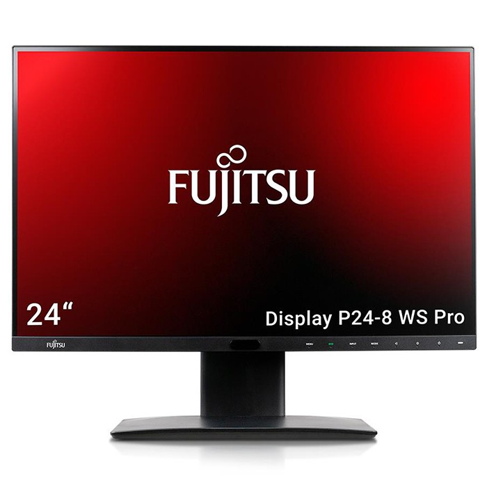 Monitor Fujitsu P24-8 WS Pro 24 Pollici 1920x1200 LED Full-HD DVI-D HDMI DP Black