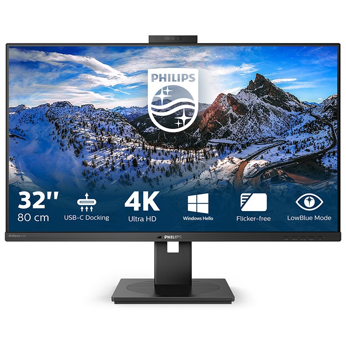 Monitor Philips 329P1H 32 Pollici 3840x2160 4K UHD HDMI DP Black