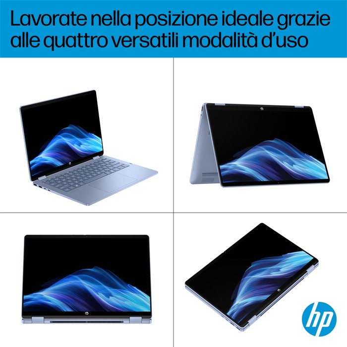 Notebook HP OmniBook 5 Flip 14-fp0012nl 2in1 Core 7 150U 1.8GHz 16GB 512GB SSD 14' WUXGA LED Windows 11 Home