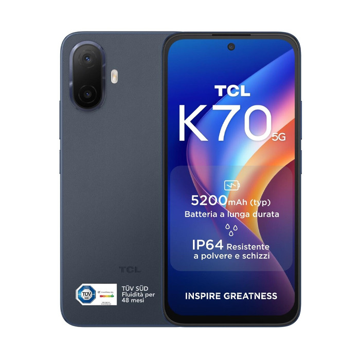 Smartphone TCL K70 5G 128GB 6.8' 50MP Blue [Grade A]