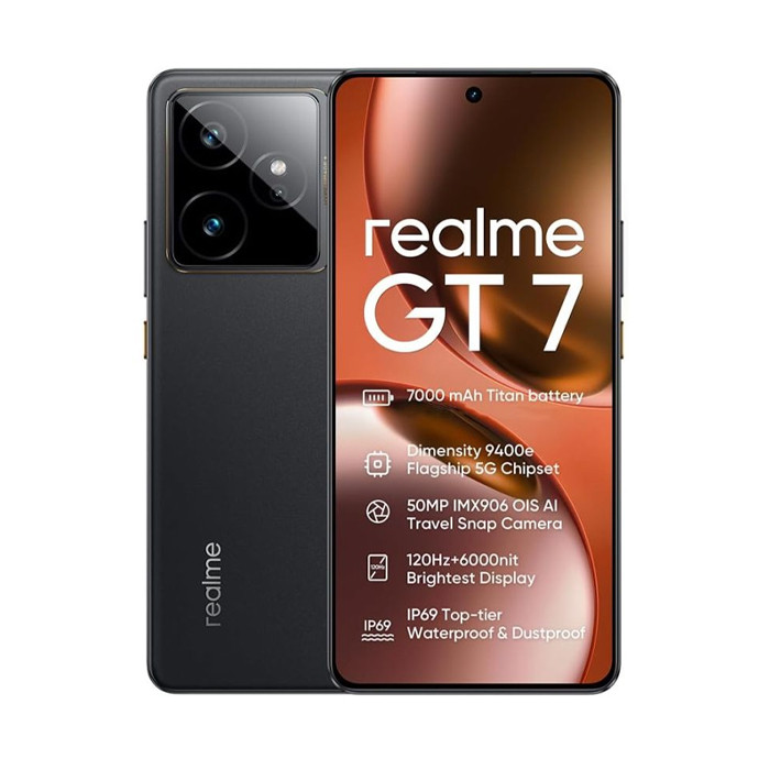 Smartphone Realme GT 7 5G 512GB 6.78' LTPO AMOLED 50MP Black [Grade A]