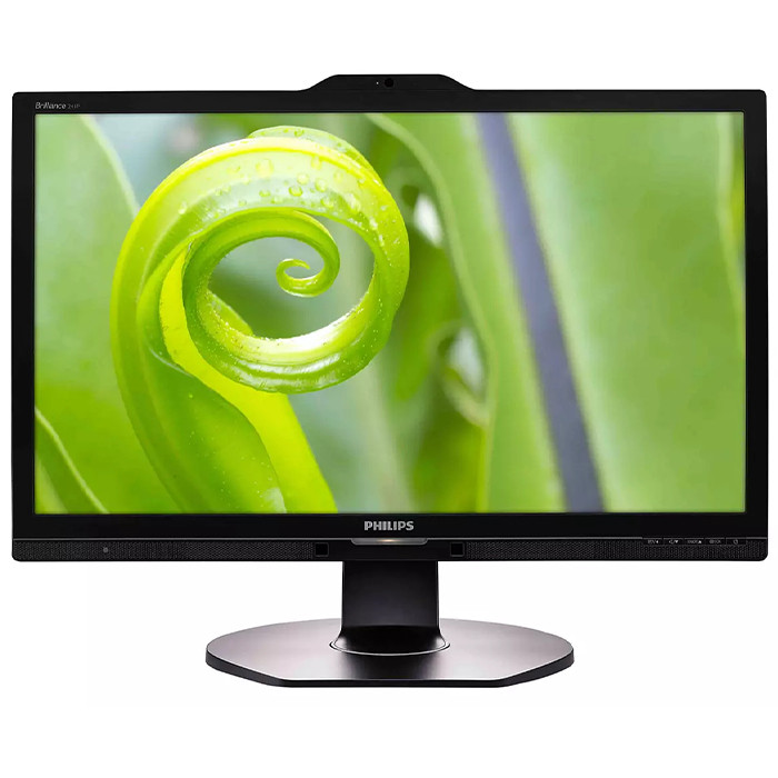 Monitor Philips 241P6Q 24 Pollici 1920x1080 Full-HD USB VGA DVI HDMI DP Black
