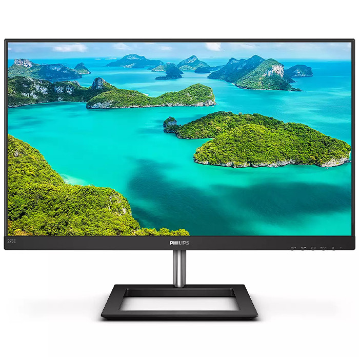 Monitor Philips 275E1 27 Pollici 2560x1440 QHD VGA HDMI DP Black