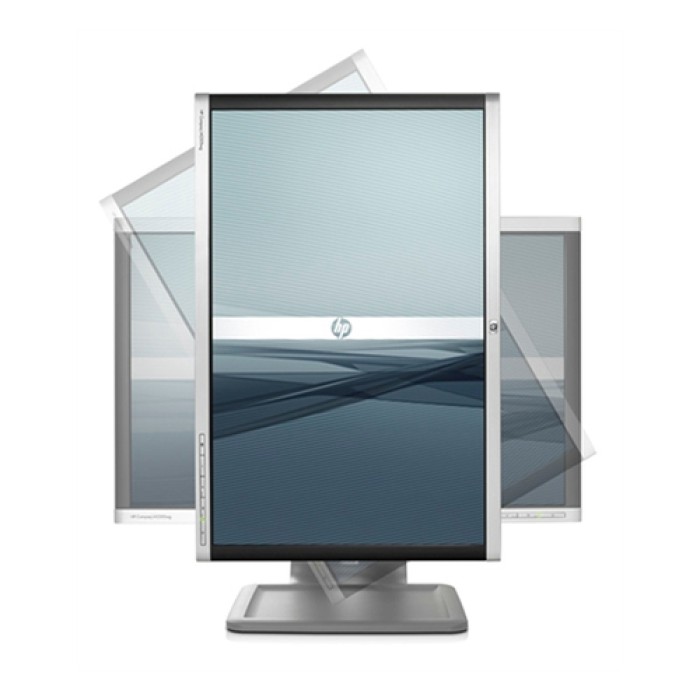 Monitor HP LA2205wg 22 Pollici LCD 1680 x 1050 VGA DVI USB Wide Silver Black