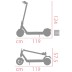 Vivobike E-Scooter M-VMS4S 500 Watt 50 Km Autonomia LED Black Red Alluminio [NUOVO]