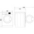Lavatrice Caricamento frontale Indesit BWE 91296X WV IT 9 kg 1200 Giri/min Bianco