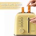 Buydeem Buydeem DT620E Tostapane Elettrico 900W 2 fessure 3,5 cm