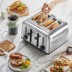 Buydeem Buydeem DT640E Tostapane Elettrico 900W 4 fessure 3,6 cm