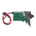 Microsens MS484160USB-LP Fast Ethernet Bridge PC Card 10/100Base-TX/100Base-FX 65x65 mm