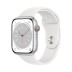 Smartwatch Apple Watch Series 8 GPS LTE (A2775) Aluminium 45mm 32GB OLED Silver - White Strap [Grade A]