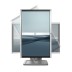 Monitor HP LA2205wg 22 Pollici LCD 1680 x 1050 VGA DVI USB Wide Silver Black