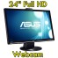 Monitor LCD 24 Pollici Asus VK248H Full HD LED 1920x1080 USB Black