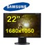 Monitor 22 Pollici Samsung SyncMaster 2243BW LCD Wide DVI Black