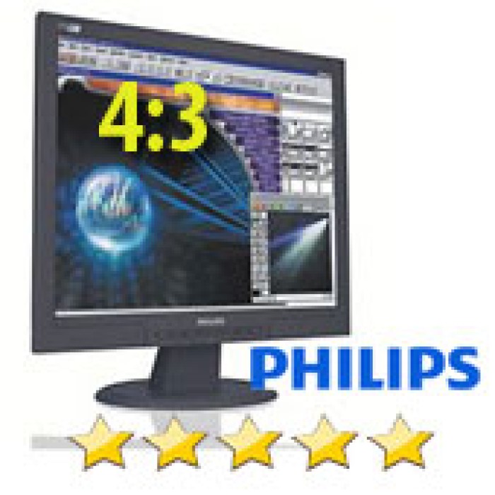 Monitor PC LCD 17' Philips 170  Black 4:3