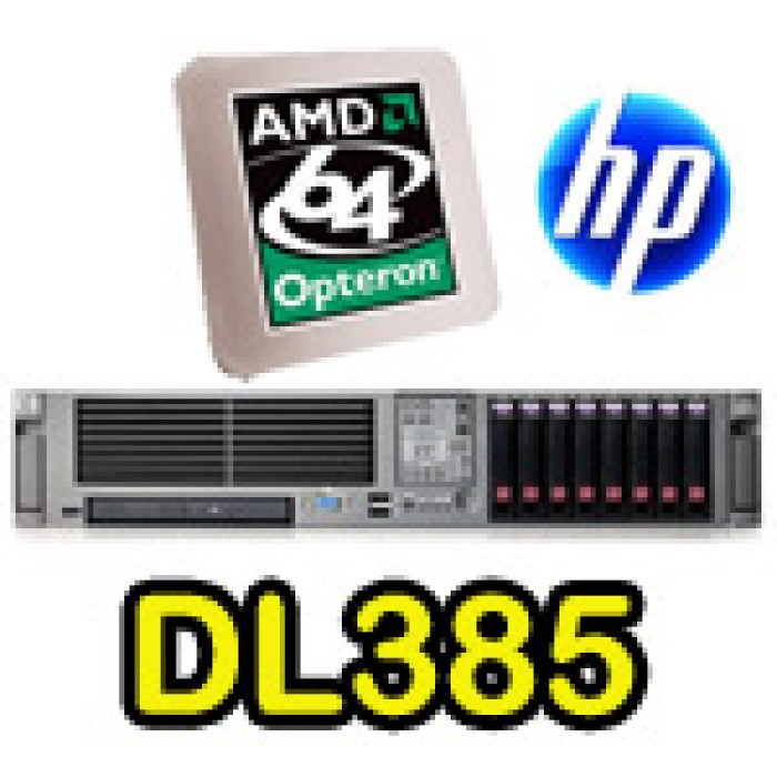 Server HP ProLiant DL385 G5 AMD Opteron 2356 QUAD Core 2.3GHz 16Gb Ram 146Gb SAS (2)PSU Smart Array E00 