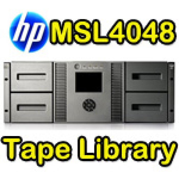 HP StorageWorks MSL4048 2 LTO-4 ULTRIUM 1840 Drive Tape Library AJ038A