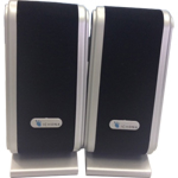Casse Audio Altoparlanti per PC Multimedia Speaker USB 160W Black Silver 