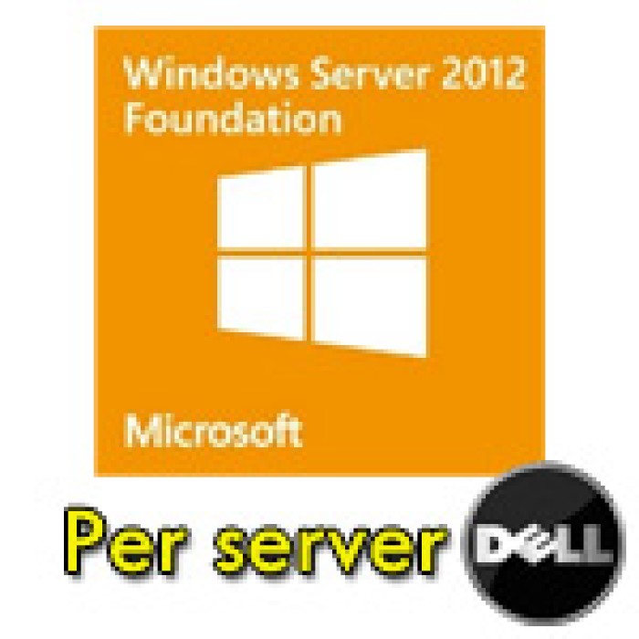 Windows Server 2012 R2 Foundation per SERVER DELL Rok Kit 