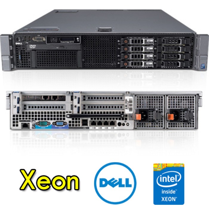 Server Rack Dell PowerEdge R710 Xeon E5504 2.4GHz 36Gb Ram 8Tb (2) PSU