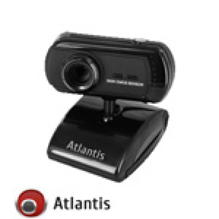 WEBCAM ATLANTIS P015-C177 8 Mpixel - Sens.CMOS - USB + MICROFONO integr. + Clip GARANZIA 2 ANNI