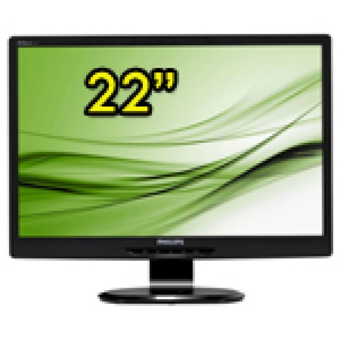 Monitor PC LCD 22 Pollici Philips 221S Wide VGA DVI Black